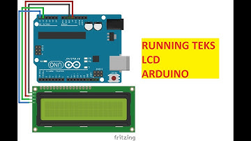 Running Teks LCD i2c Menggunakan Arduino