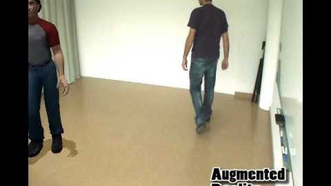 Augmented Reality: Interactions between real and virtual agents