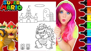 Coloring Bowser Super Mario Bros. Coloring Page | Ohuhu Art Markers