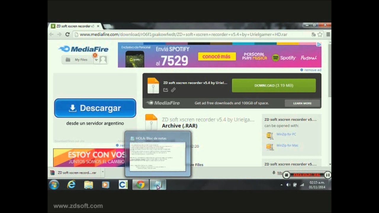 Como descargar programa para grabar 2014 youtube