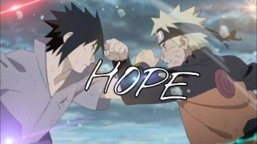 XXXTENTACION - HOPE ($OHJI Remix)/[AMV] | Naruto Vs Sasuke Fight Scene.🖤