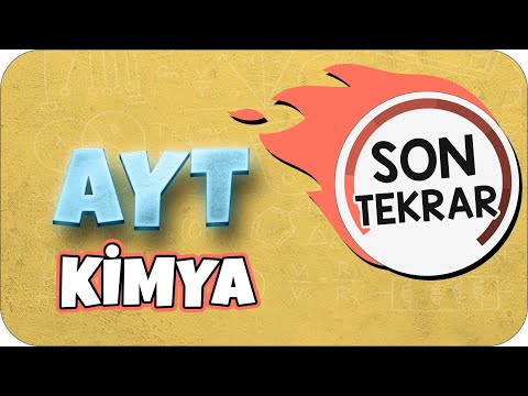 AYT KİMYA FULL TEKRAR | SON TEKRAR KAMPI ♻