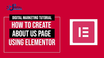 HOW TO CREATE ABOUT US PAGE USING ELEMENTOR | WORDPRESS TUTORIAL HINDI