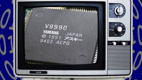 OldBits Dev Studio - MSX - V9990 video player - Teste 1