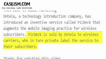 Ontela PicDeck (B) – Spanish Translation Case Study Help - Caseism.com