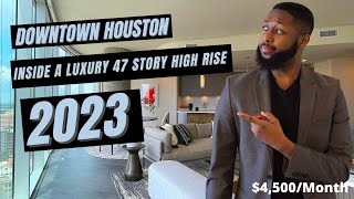 This Downtown Houston High Rise Is Unbelievable | Houston Apartment Hunting | VLOG | Brava