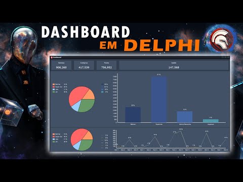 Como fazer Dashboard Moderno em Delphi? | Treinamento