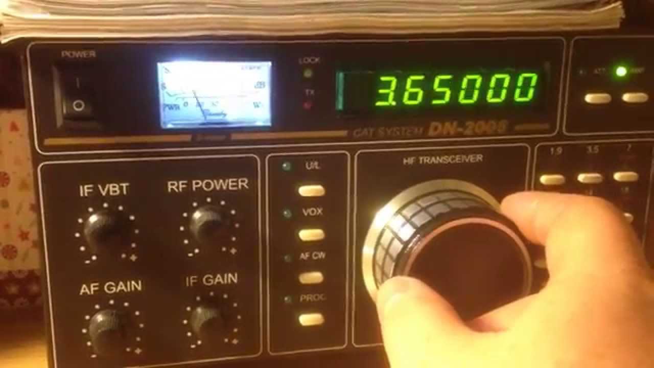 Работа моего DN-2005 на кусок провода 7-8м, конструкции Тарасова А.Ю ...