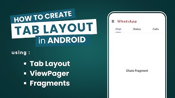 Tab Layout with Fragments in Android Tutorial | How to Create Tab Layout with ViewPager & Fragments