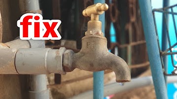 cách sửa vòi đồng bị rỉ nước