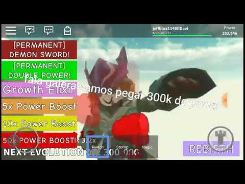 Fala Galera Roblox Titan Simulator Peguei 300k Youtube