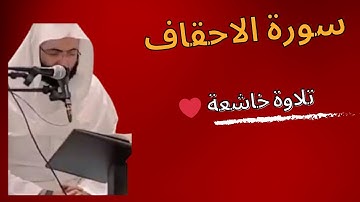 احمد البشر سورة الاحقاف رمضان 1445