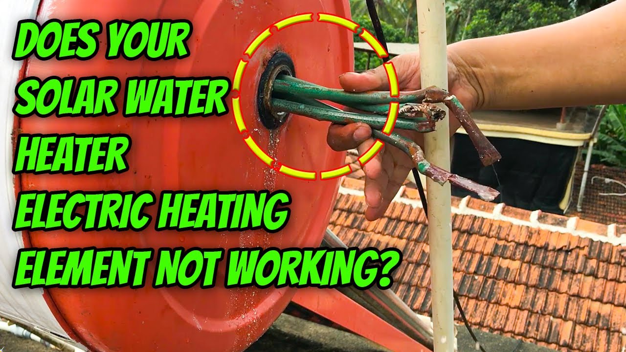 How to Repair or Replace a Solar Water Heater - Electric Heating ...