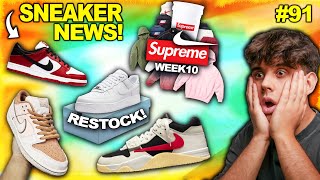 NIKE RESTOCKT ALLES!😡 + SUPREME X NIKE COLLAB DIESE WOCHE! 😍 | Releases + Leaks | SneakerNews #91