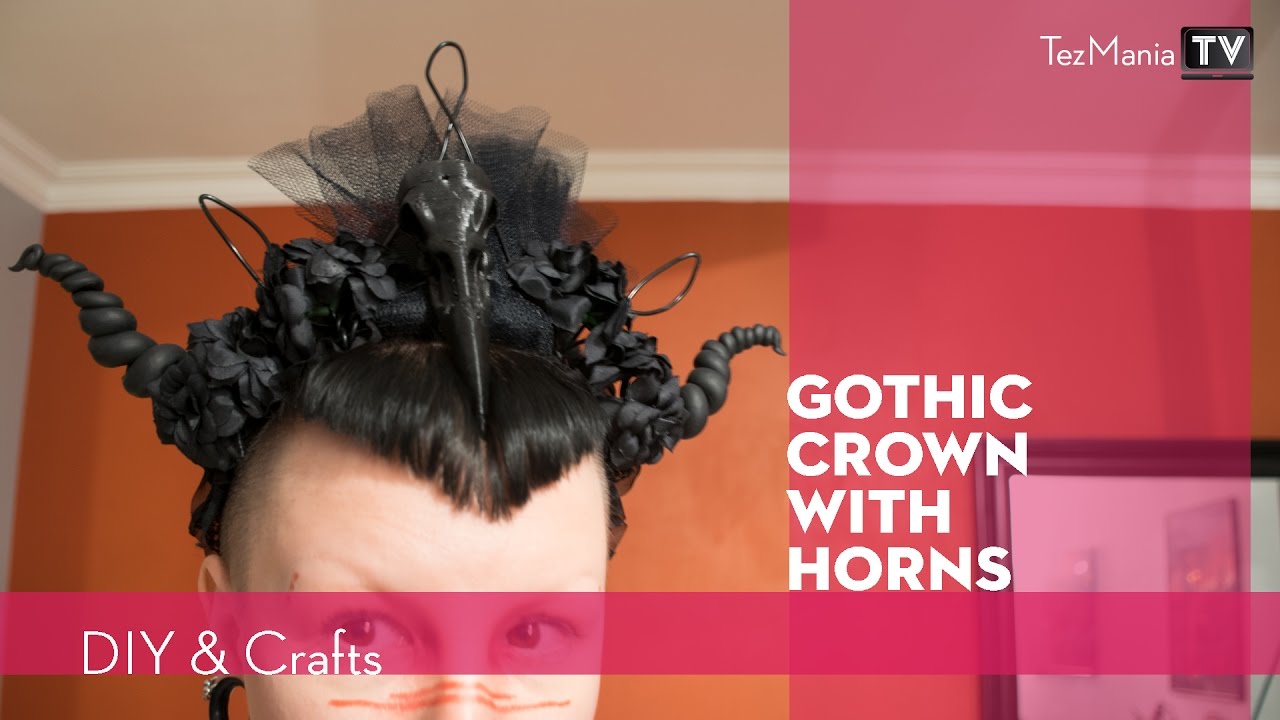 DIY: Gothic crown with horns
