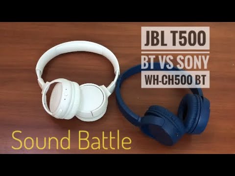 JBL Tune 500BT vs Sony WH Ch500 Bluetooth Headphones