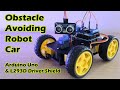 Obstacle Avoiding Robot Car Using An Arduino