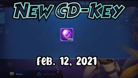 New CD-Key - Feb. 12, 2021 | MLA Gameplay