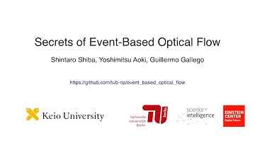 Secrets of Event-Based Optical Flow  (ECCV 2022, Oral)