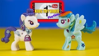 My Little Pony Pop Rarity And Rainbow Dash Starter Kits Toy Video