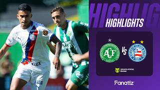 Chapecoense-sc vs Bahia highlights (3-3) - Serie A