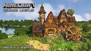 Minecraft Relaxing Longplay - Medieval Farmhouse - Cozy Cottage House (No Commentary) 1.19