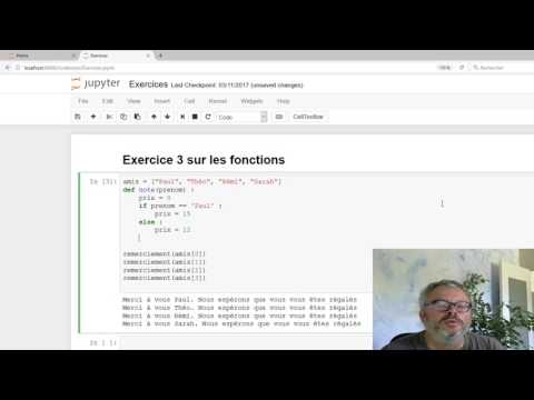 Python - Correction C1P24Ex3 - Les fonctions