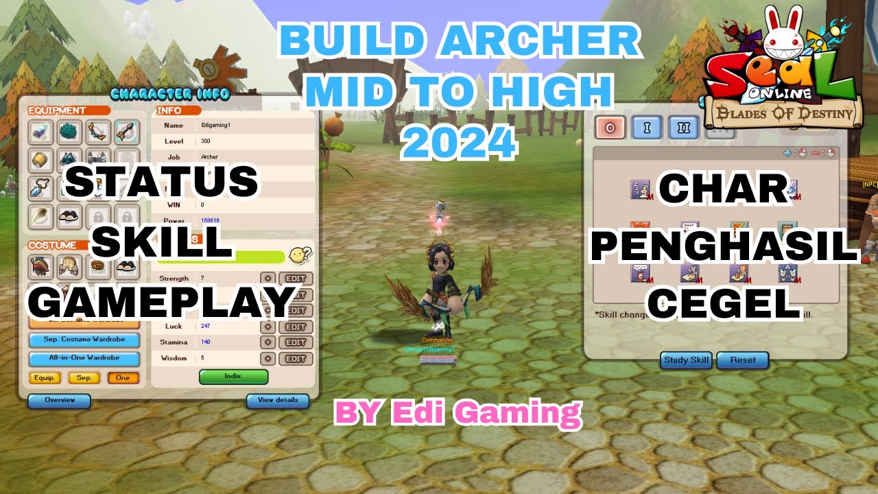 RECOMMEND BUILD ARCHER 2024 (MID TO HIGH) - SEAL ONLINE BOD