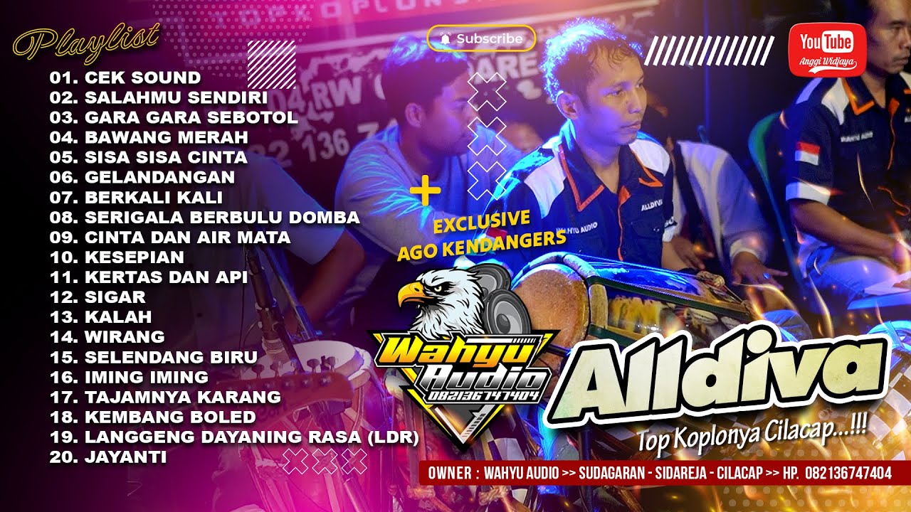KOLEKSI MP3 82 - FULL ALBUM PONGDUT KENDANG RAMPAK TERBARU AGO KENDANG X ALLDIVA WAHYU AUDIO