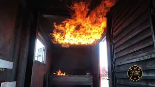 Ontario Fire Marshal's Office Mobile Live Fire Training Unit (MLFTU) with Central York Fire Services