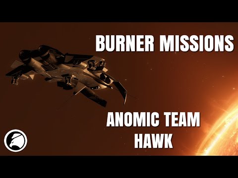 EVE ONLINE Anomic Team Burner Hawk Garmur Guide Fit
