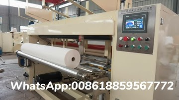 Automatic Maxi Roll Toilet Paper Roll Rewinding Machine