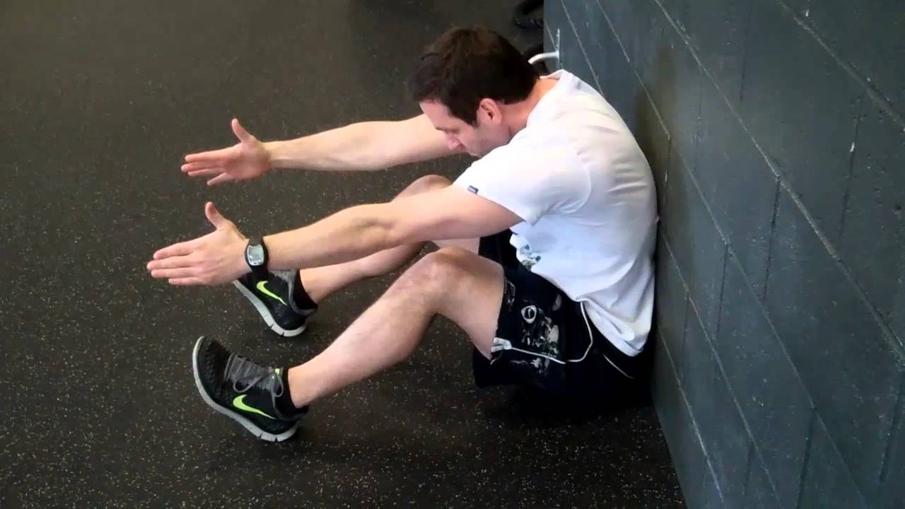 Short Seated Wall Reach (2) - YouTube