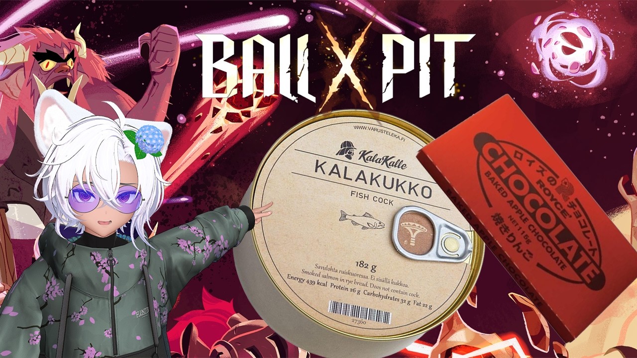 [ Ball X Pit ] Eating Kalakukko (Fish Cock) and Royce Baked Apple Chocolate!
