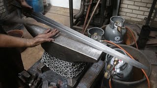 Forging a witcher 3 silver sword, part 1, forging the blade