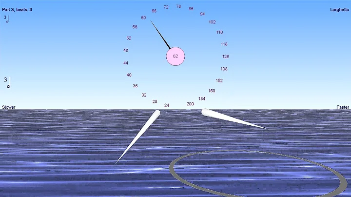 polyrhythm 4/4 with 4/3 simultaneously - Bounce Metronome Pro