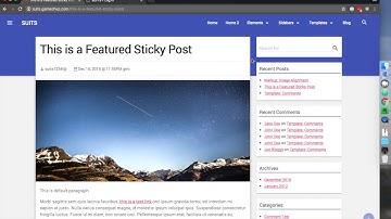 SUITS Material Design WordPress Theme Tour - by gameofWP.com