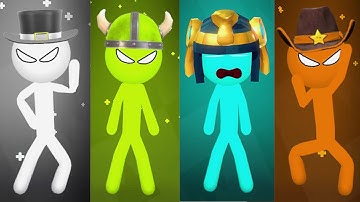 Stickman Random MINIGAMES Tournament - Stickman Party 1 2 3 4 Player Gameplay 2023 IOS