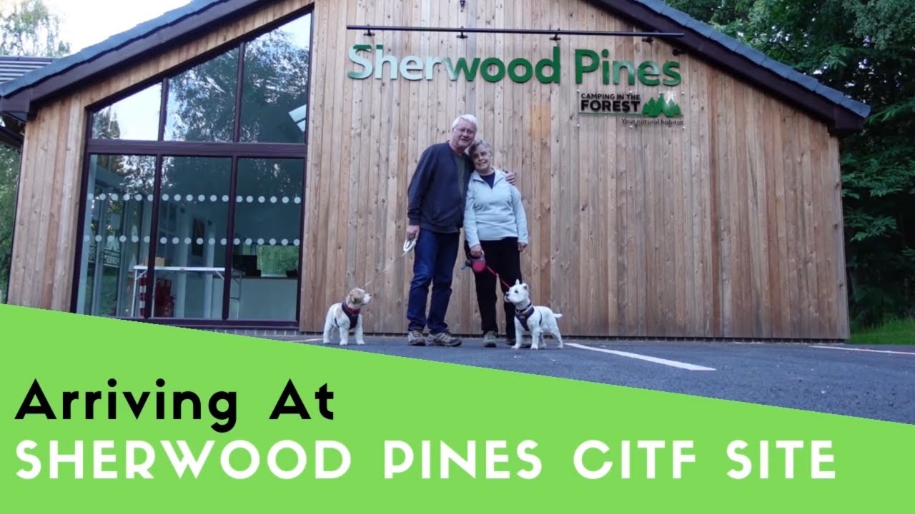 Arriving At Sherwood Pines Camping In The Forest Site YouTube
