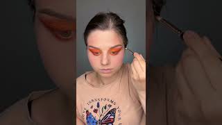 Orange makeup tutorial, 5 different shades of lipstick, face lift tape, makeup hacks Patrick Ta