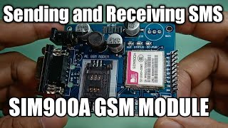 SIM900A GSM Module and Arduino: Sending and Receiving SMS Using AT Commands