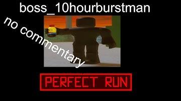 10 Hour Burst Man | PERFECT RUN | No Commentary - Item Asylum Halloween Update
