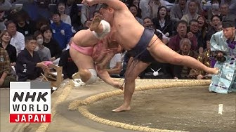 Thumbnail for GRAND SUMO: Day 8 of the November 2025 Tournament - GRAND SUMO Highlights
