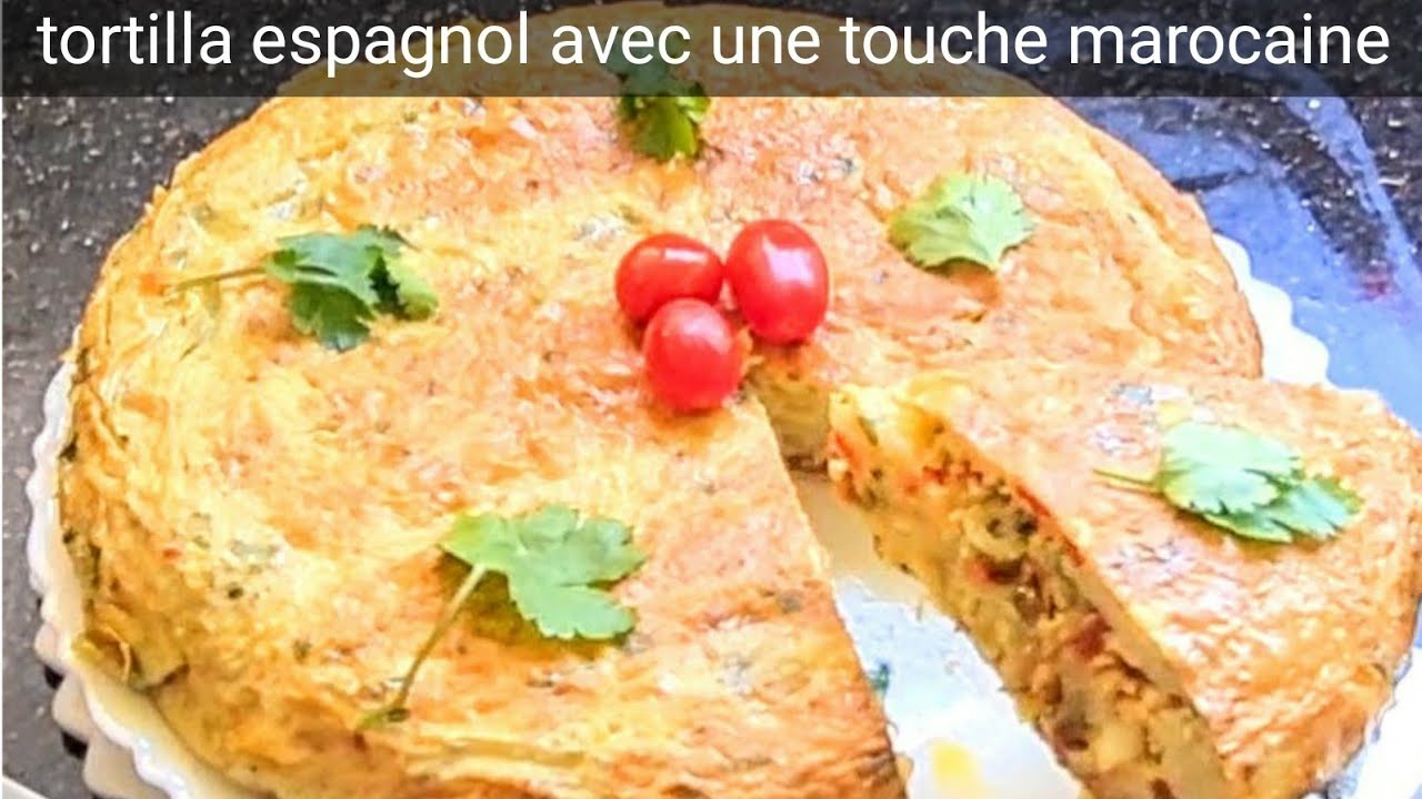 مذاق سيجعلك تشتهينها كل يوم طورطية بدون قلي البطاطس ،تقنية سهلة لطهيها  tortilla inratable