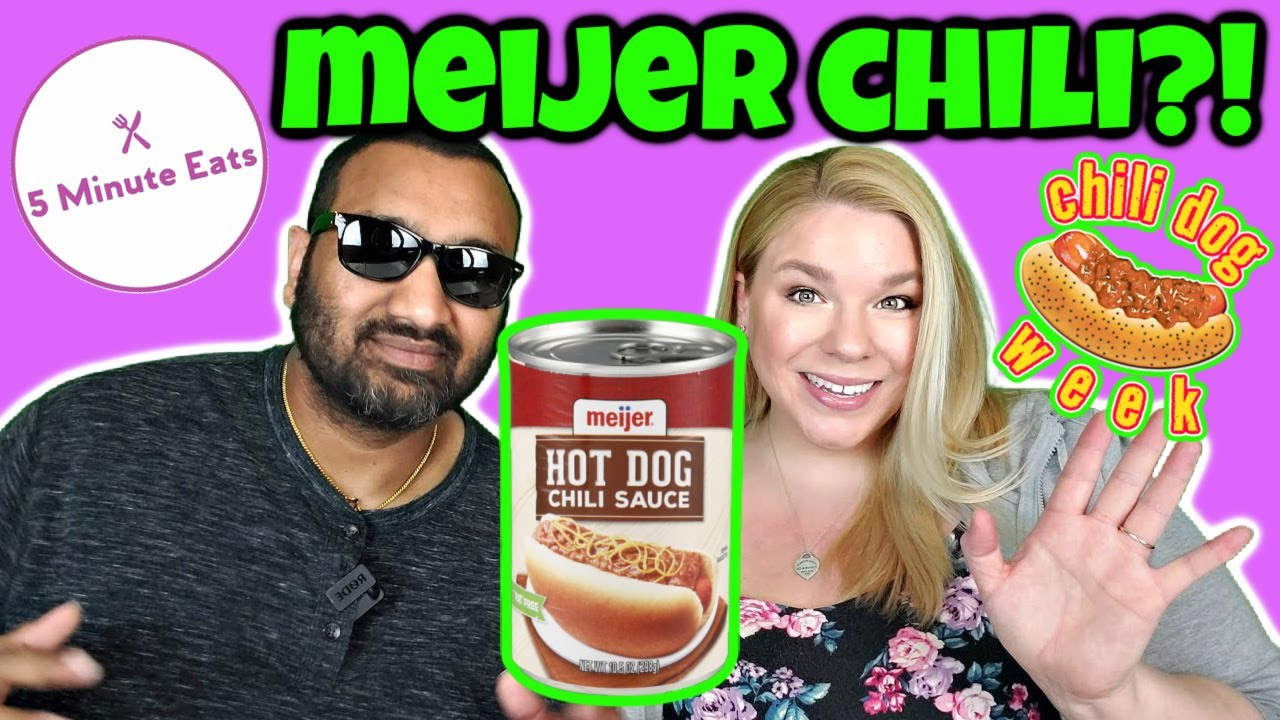 Meijer Hot Dog Chili Sauce Review YouTube