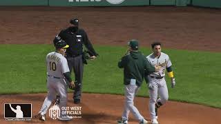 Ejection 038 - Ryan Wills Ejects Ramon Laureano After Strikeout Call in Boston