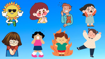 Cùng bé làm biểu cảm khuôn mặt || Hôm nay bé thế nào || Oh Vui Kids