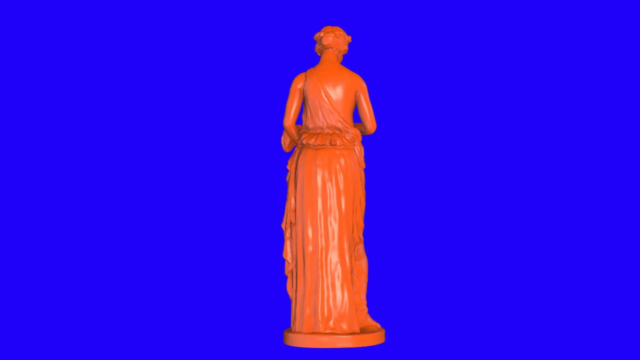 pandora statue orange chroma