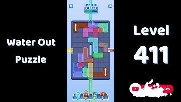 Water Out Puzzle Level 411 Walkthrough 💧 | Step-by-Step Solution | SolutionGuruji