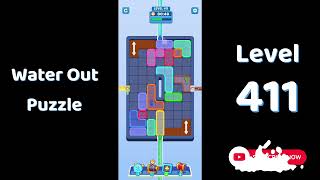 Water Out Puzzle Level 411 Walkthrough 💧 | Step-by-Step Solution | SolutionGuruji